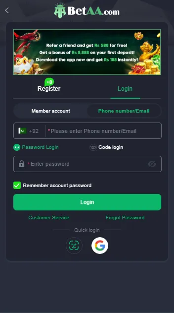 betaa login